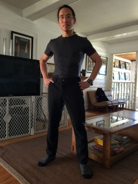 Showcasing the Icebreaker Anatomica t-shirt and Bluff Pants combo of my minimalist uniform project.