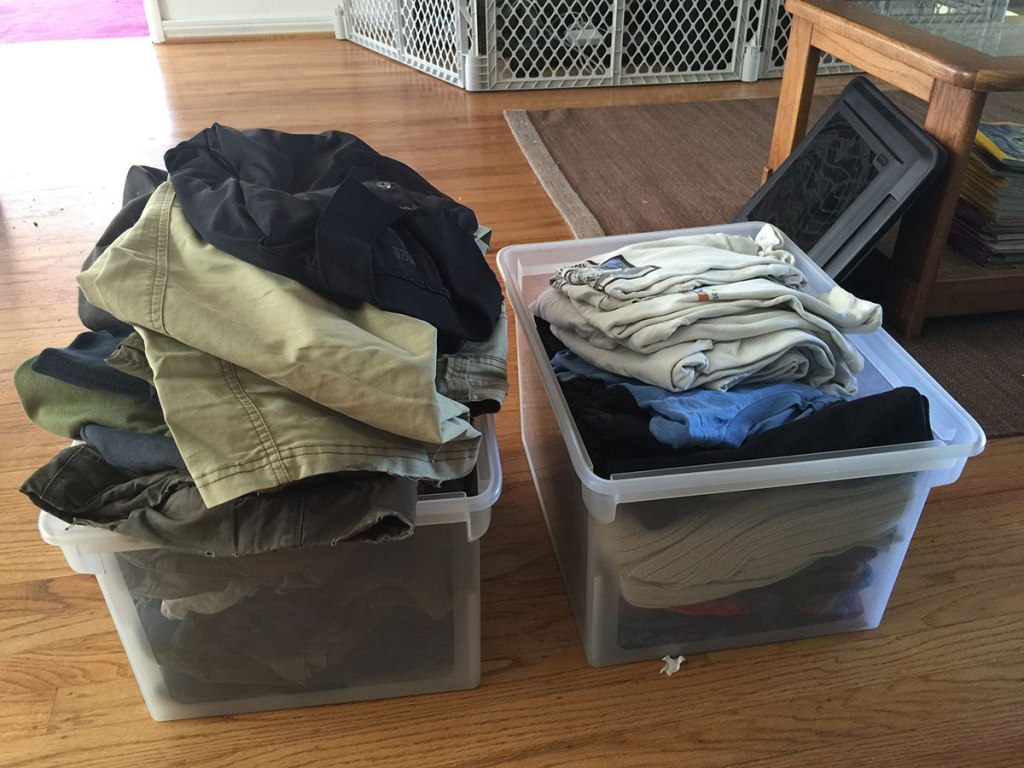 Two boxes enter, one box leaves!