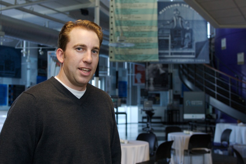 Alex at the AllThings Launch Party