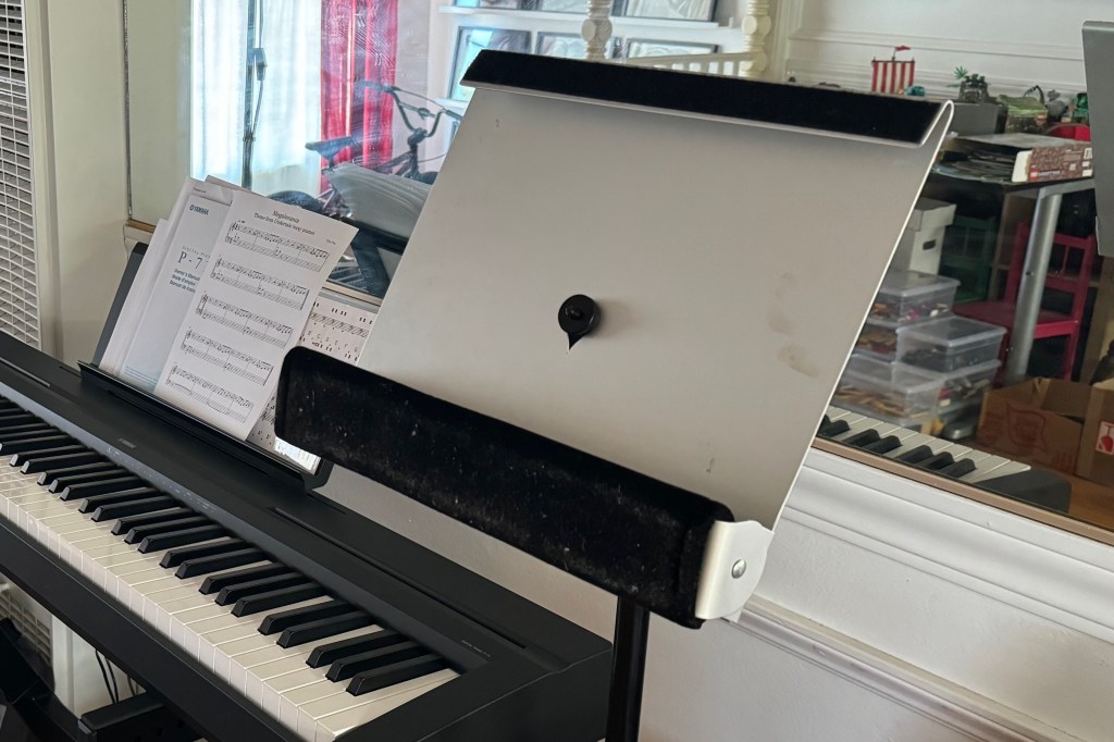 Cobbling together a music stand MacGyver&nbsp;style