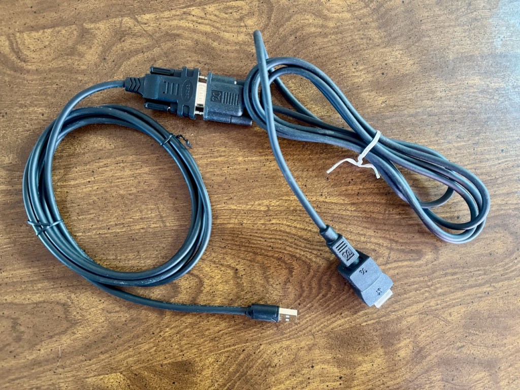 Newton Interconnect to Mini-DIN-8 to Serial to USB