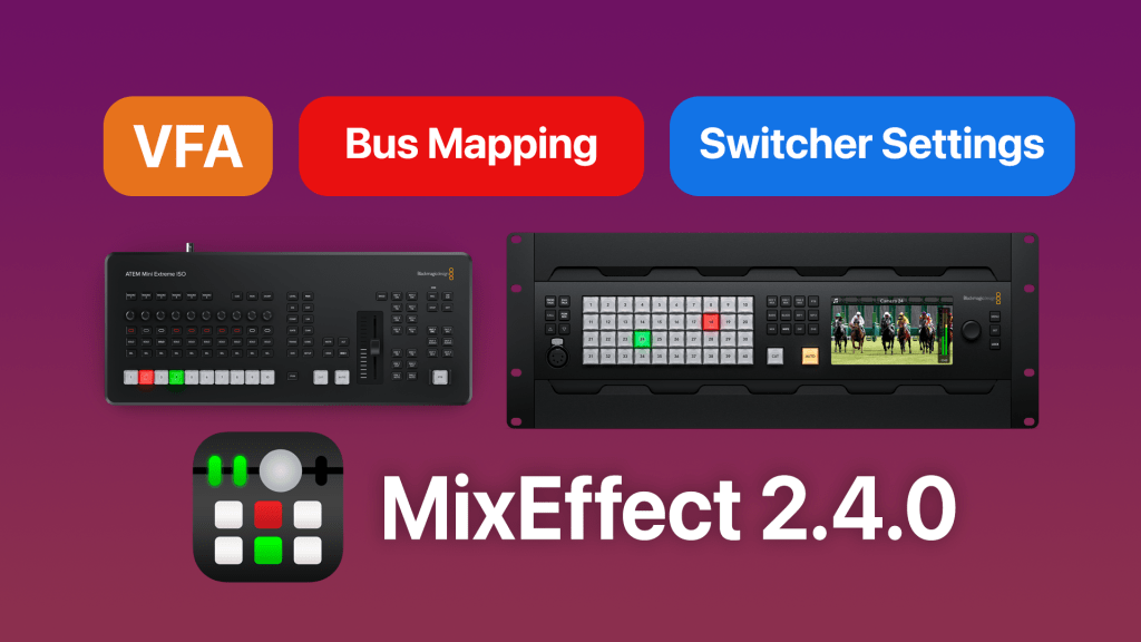 MixEffect 2.4.0 and ATEM Switchers Special on Office&nbsp;Hours
